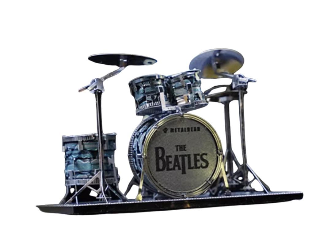 Drum set Beatles version Metal Model Kit 3D Puzzle Craft Gift Laser Cut Puzzles Jigsaw Hobby Gift for Beatles lover