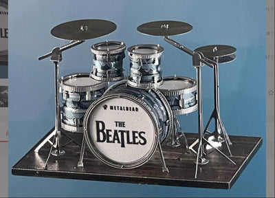 Drum set Beatles version Metal Model Kit 3D Puzzle Craft Gift Laser Cut Puzzles Jigsaw Hobby Gift for Beatles lover