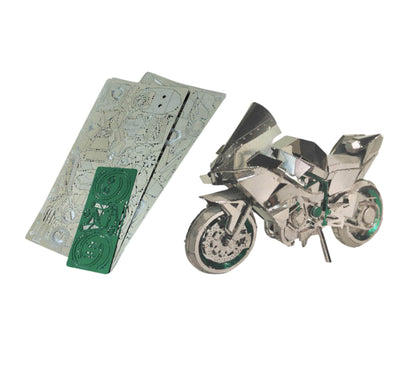 Kawasaki Ninja motor bike Metal Model Kit 3D Puzzle Craft Gift Laser Cut Puzzles Jigsaw Hobby Gift for motorcycle Lover