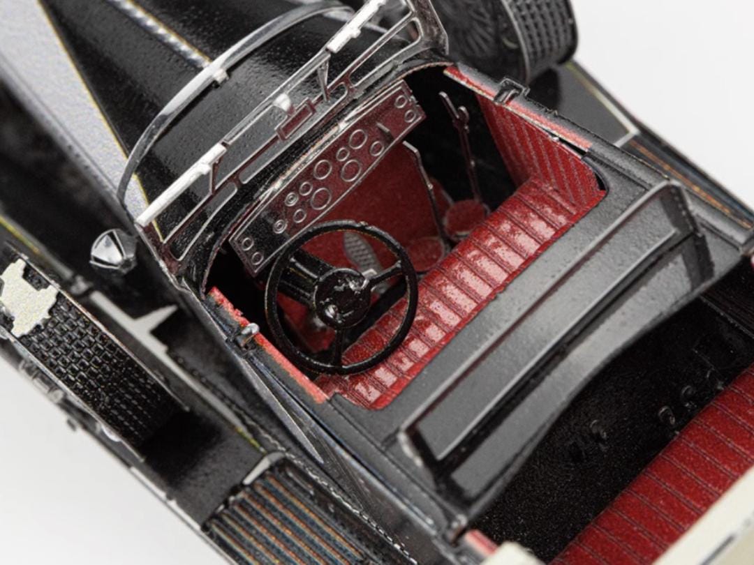 1935 Duesenberg Model J-Type Classic Car Metal Model Kit 3D Puzzle Craft Gift Laser Cut Puzzles Jigsaw Hobby Gift for Car Lover