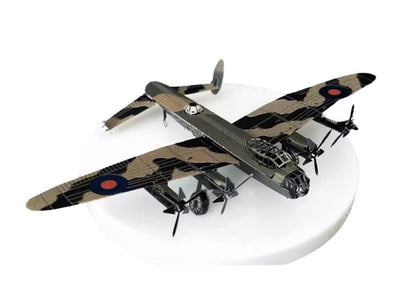 Avro Lancaster Bomber Metal Model Kit 3D Puzzle Craft Gift fighter Plane Aircraft Laser Cut Puzzles Jigsaw Hobby Gift for Plane Lover