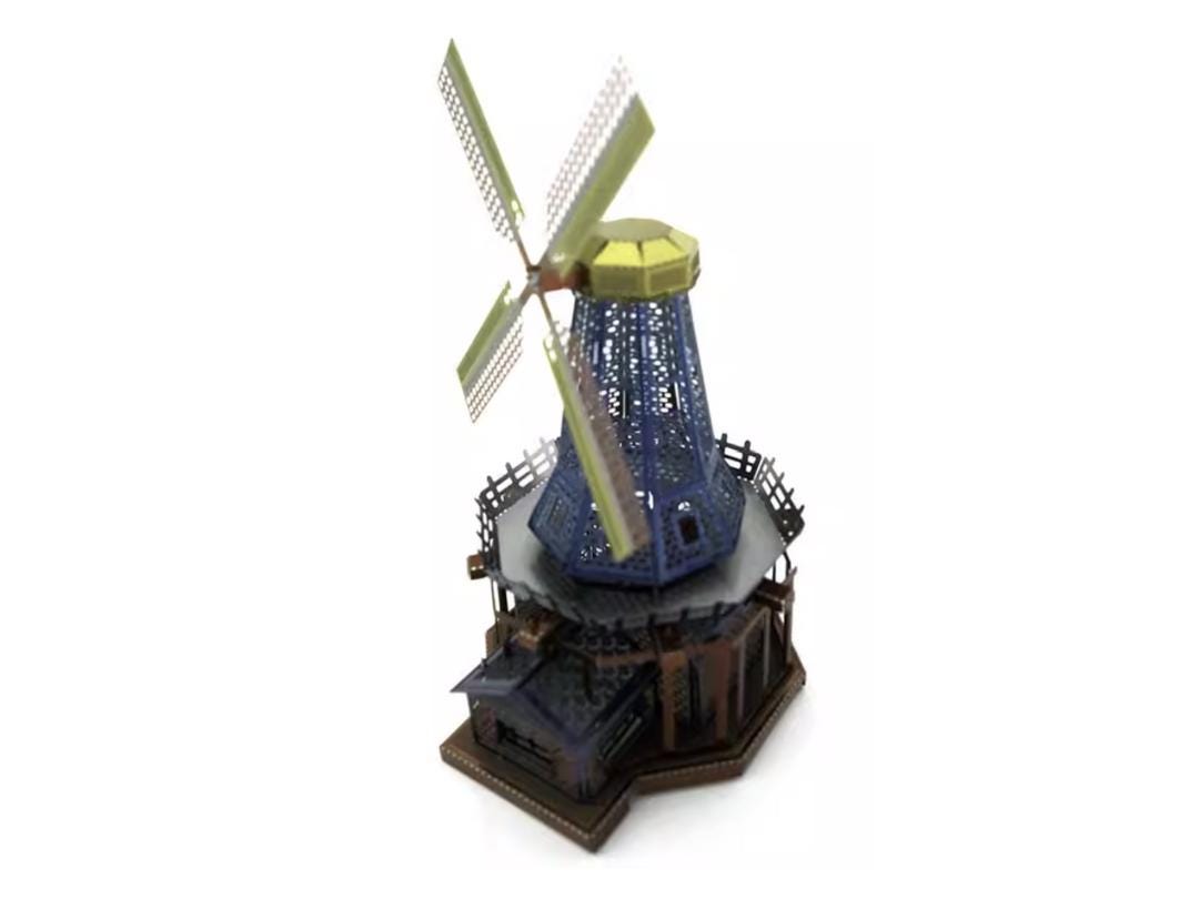 Dutch Windmill Metal Model Kit 3D Puzzle Craft Gift Laser Cut Puzzles Jigsaw Hobby Gift