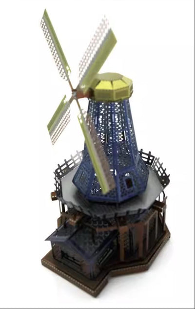 Dutch Windmill Metal Model Kit 3D Puzzle Craft Gift Laser Cut Puzzles Jigsaw Hobby Gift