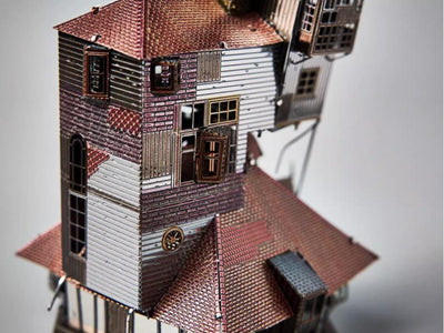 Weasley House Metal Model Kit 3D Puzzle Craft Gift The Burrow House Laser Cut Puzzles Jigsaw Hobby Gift for Harry Potter lover