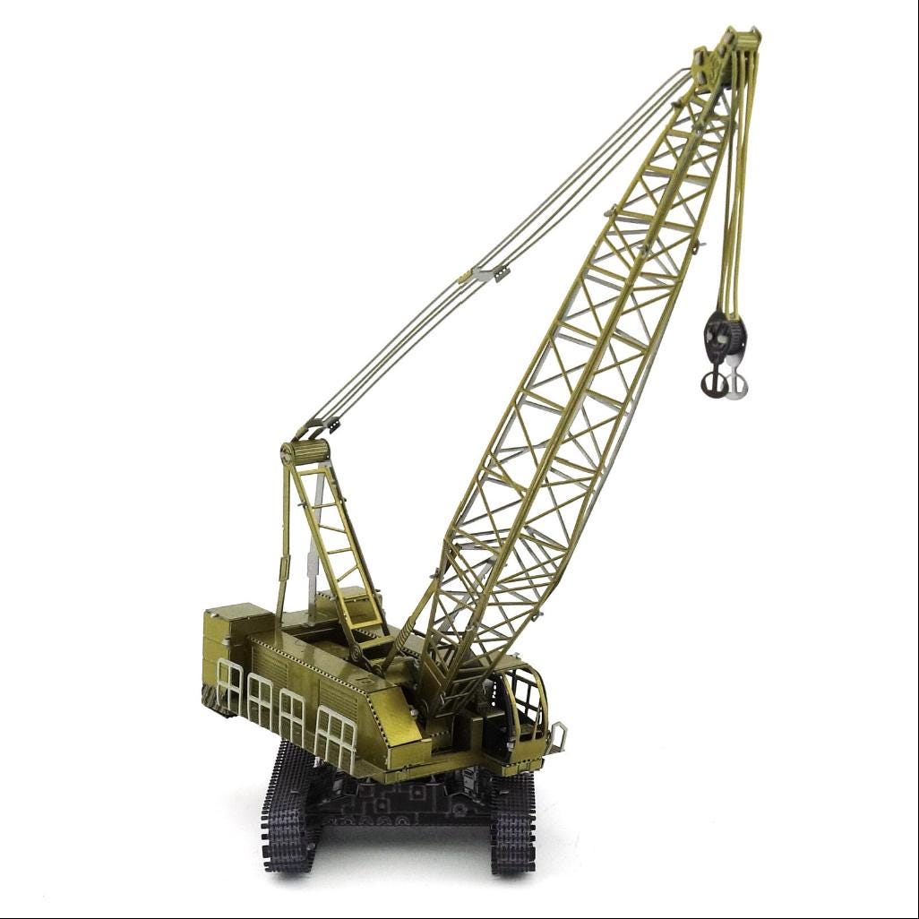 Remote Control Side Crane Truck Metal Model Kit 3D Puzzle Craft Gift Laser Cut Puzzles Jigsaw Hobby Gift for Car Lover