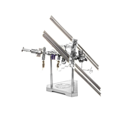 International Space Station Metal Model Kit 3D Puzzle Craft Gift Laser Cut Puzzles Jigsaw Hobby Gift for Space Lovers Handmade Decoration