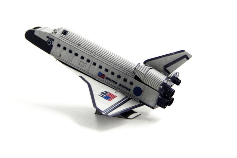 Space Shuttle Atlantis Metal Model Kit 3D Puzzle Craft Gift Laser Cut Puzzles Jigsaw Hobby Gift for space lovers handmade
